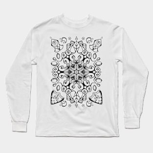 Plagued Thoughts Mandala Long Sleeve T-Shirt